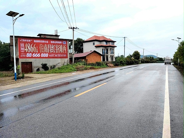 四季花城新建地区喷绘墙体照片广告精选照片 (4)