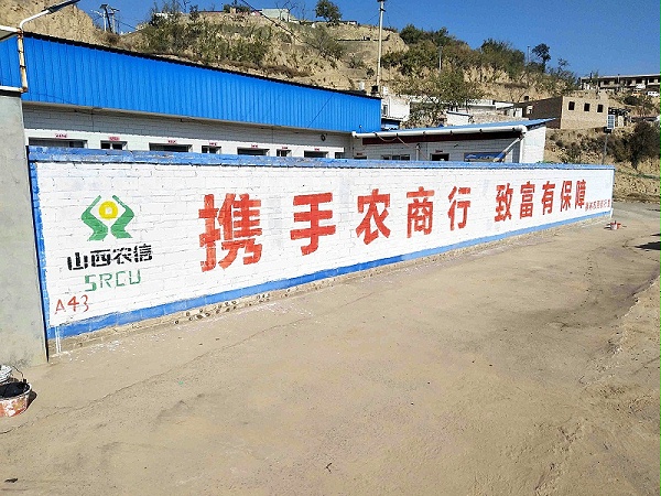 柳林县农商银行地区（手绘）墙体广告精选照片远景5